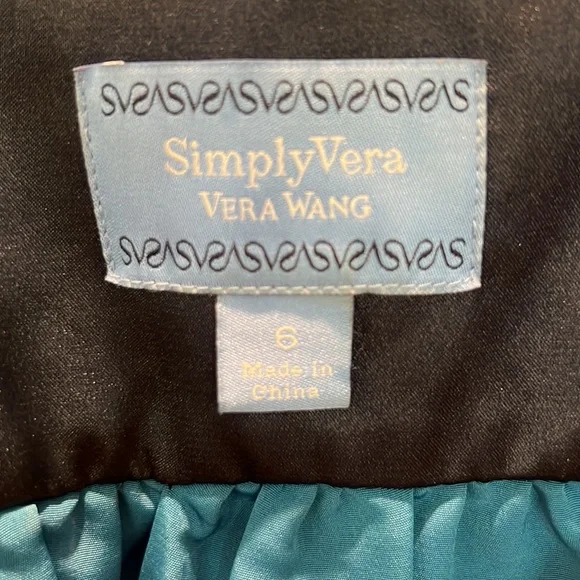 - Vera Wang satin ombre dress. - Picture 3 of 4